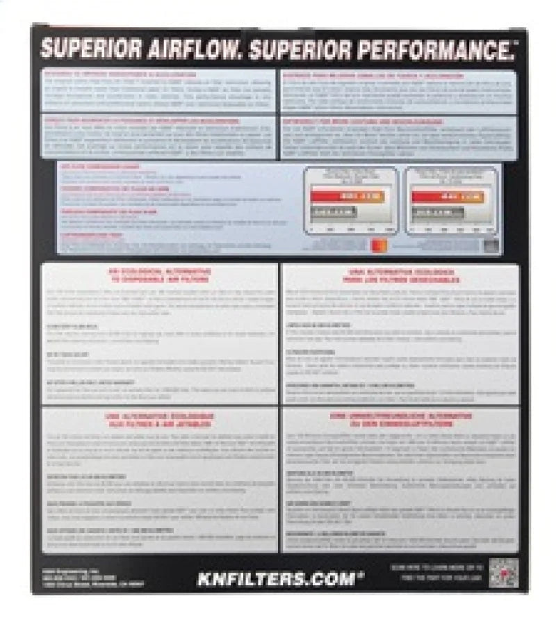 K&N 16-17 Ford Ranger 2.2L/3.2L DSL Drop In Air Filter - Additional View 8