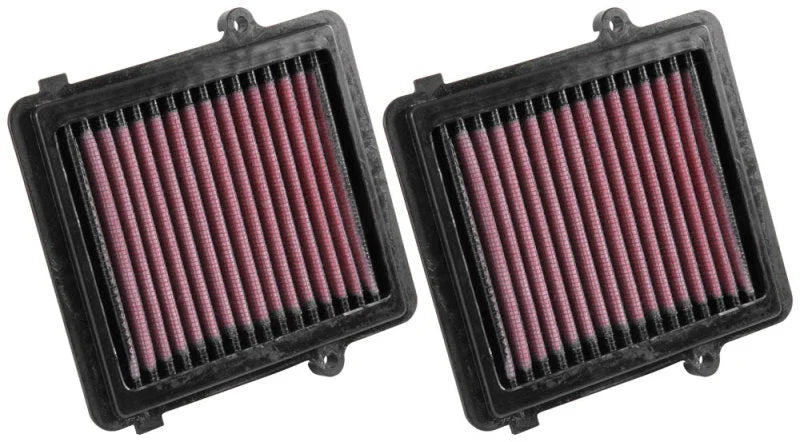 K&N 16-17 Honda CRF1000L Africa Twin 998 Replacement Drop In Air Filter (2 Per Box) - Back View