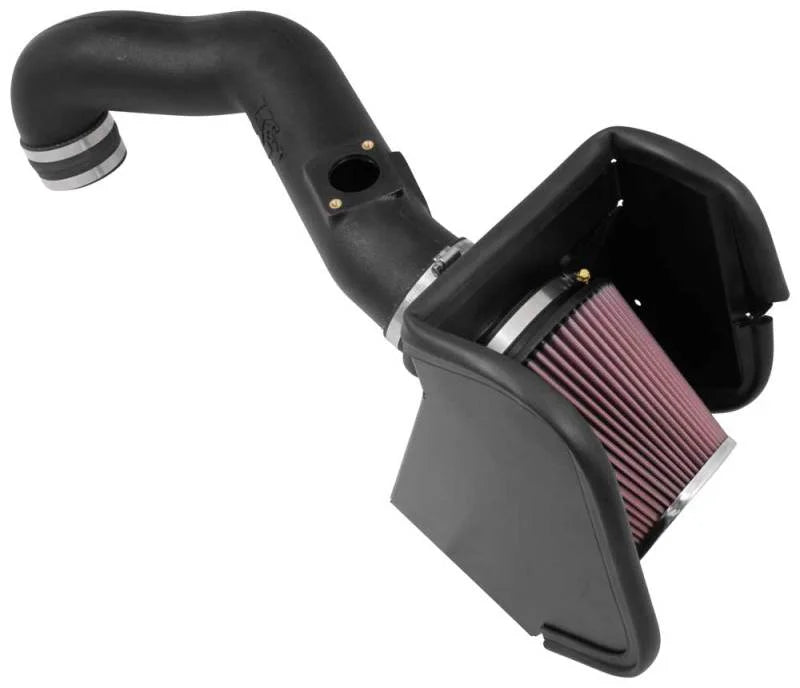 K&N 16-17 Nissan Titan XD V8-5.0L DSL 63 Series AirCharger Performance Intake - Main Product View