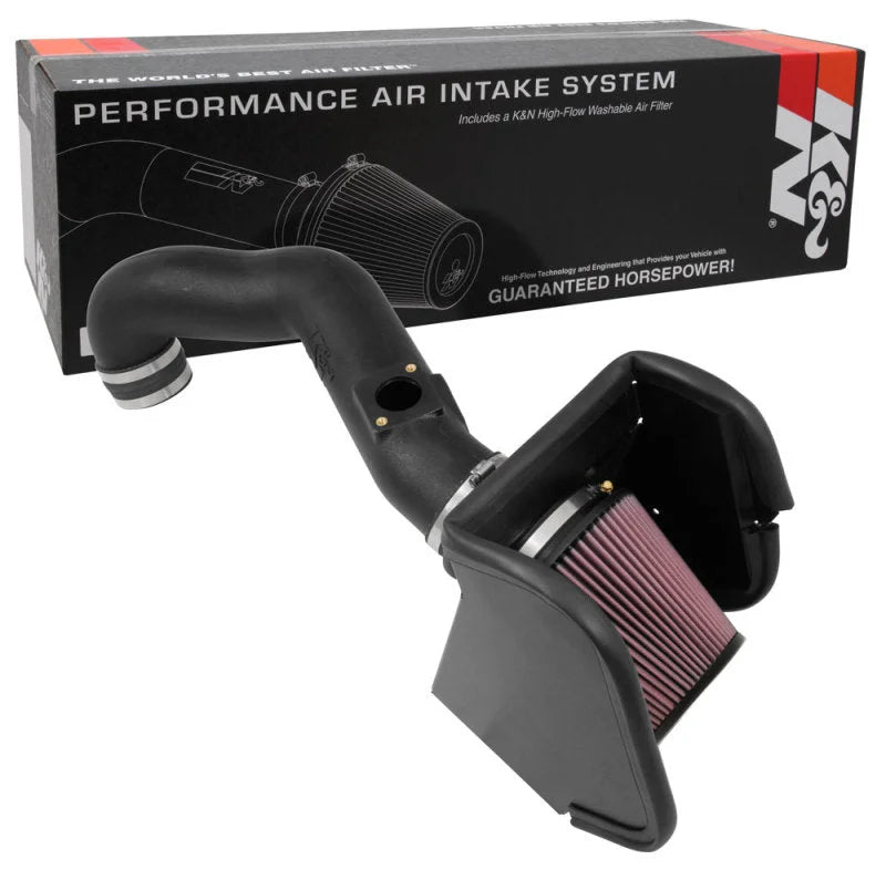 K&N 16-17 Nissan Titan XD V8-5.0L DSL 63 Series AirCharger Performance Intake - Additional View 10