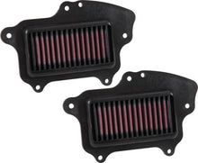 Load image into Gallery viewer, K&amp;N 16-17 Suzuki Boulevard M90 1462CC Replacement Drop In Air Filter (Set of 2) - Installation View