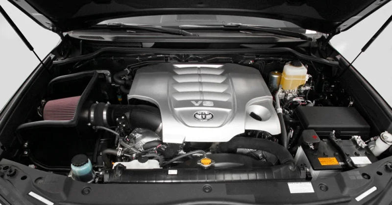 K&N 16-17 Toyota Land Cruiser V8-5.7L F/l 63 Series AirCharger Performance Intake - Side View