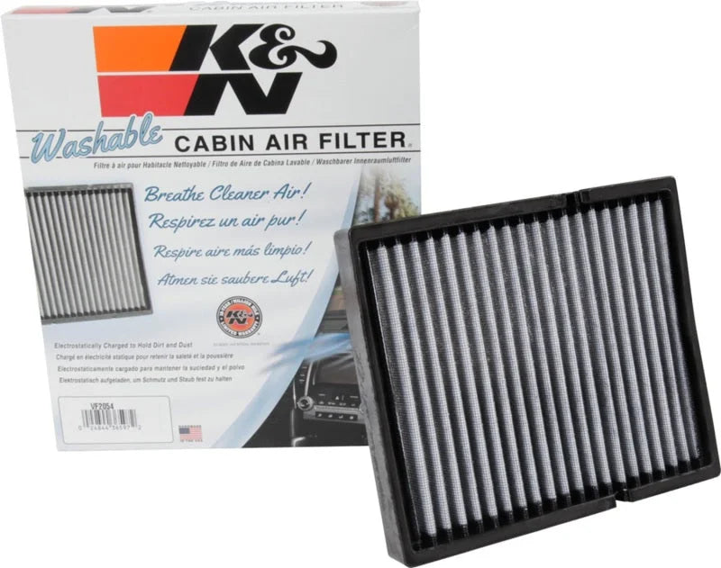 K&N 16-17 Toyota Prius 1.8L L4 F/I Cabin Air Filter - Side View
