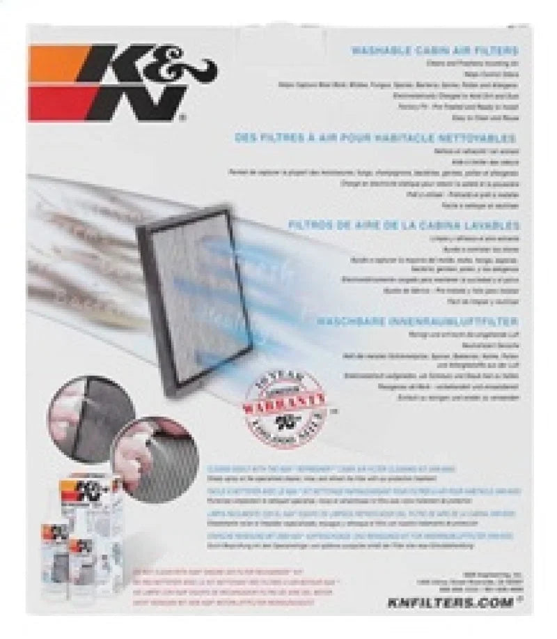 K&N 16-17 Toyota Prius 1.8L L4 F/I Cabin Air Filter - Additional View 7