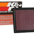 Load image into Gallery viewer, K&amp;N 16-18 Mercedes Benz E200d L4-2.0L Diesel Drop In Air Filter - Installation View