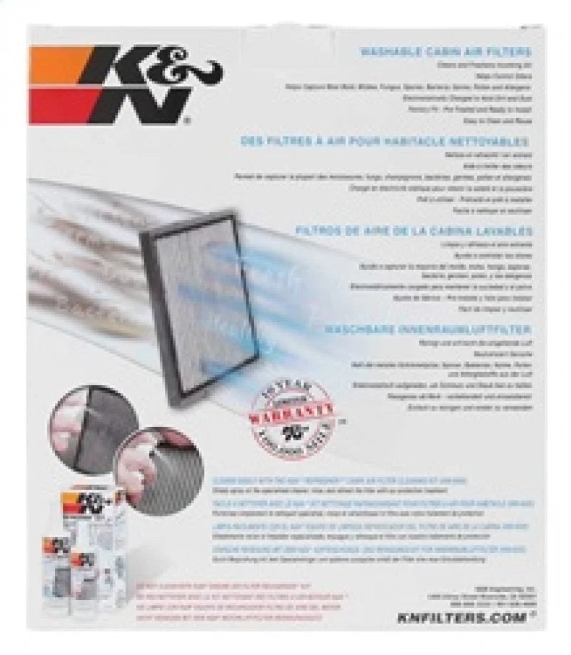 K&N 16-18 Nissan Titan XD Cabin Air Filter (Set of 2) - Additional View 6