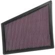 Load image into Gallery viewer, K&amp;N 16-18 Porsche 718 Boxster H4-2.0L Drop In Air Filter - Side View