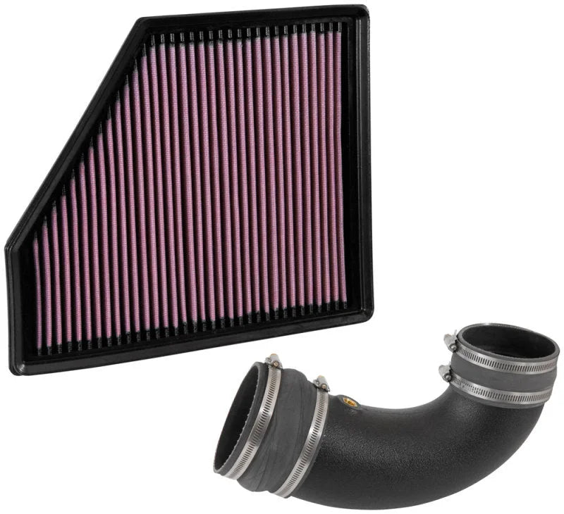 K&N 16-19 Chevrolet Camaro V8-6.2L Performance Intake Kit - Installation View