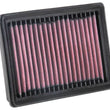 Load image into Gallery viewer, K&amp;N 16-19 Triumph Thruxton R 1200CC Replacement Air Filter - Back View