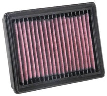Load image into Gallery viewer, K&amp;N 16-19 Triumph Thruxton R 1200CC Replacement Air Filter - Back View