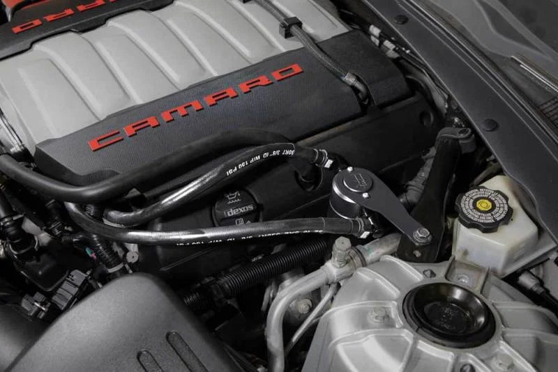K&N 16-21 Chevrolet Camaro LT1 6.2L (Gas) Catch Can Oil Separator - Back View