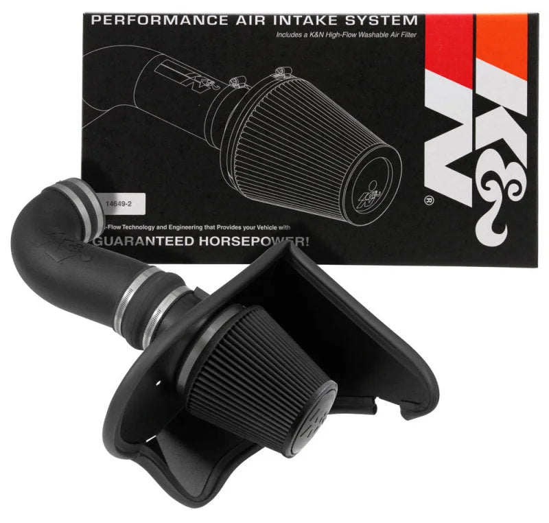 K&N 16-23 Chevrolet Camaro SS 6.2L V8 F/I DRYFLOW Performance Air Intake System - Additional View 6