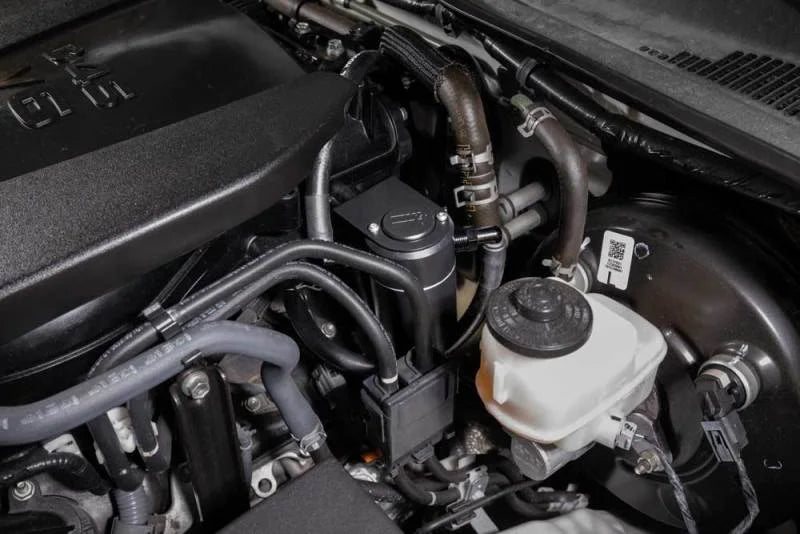 K&N 16-23 Toyota Tacoma 3.5L Oil Catch Can - Back View