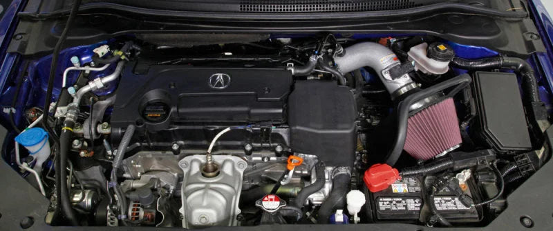 K&N 16 Acura ILX 2.4L Typhoon Complete Cold Air Intake - Side View