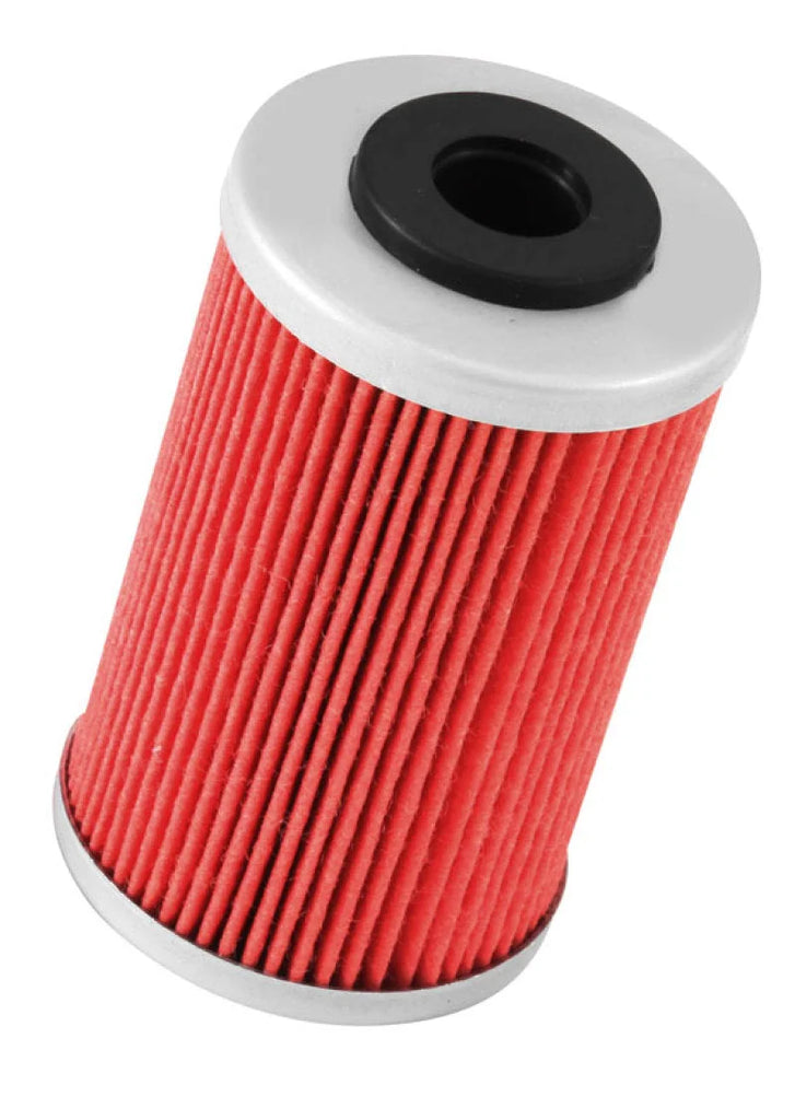 K&N 1.625in OD x 2.719in H Oil Filter - Side View