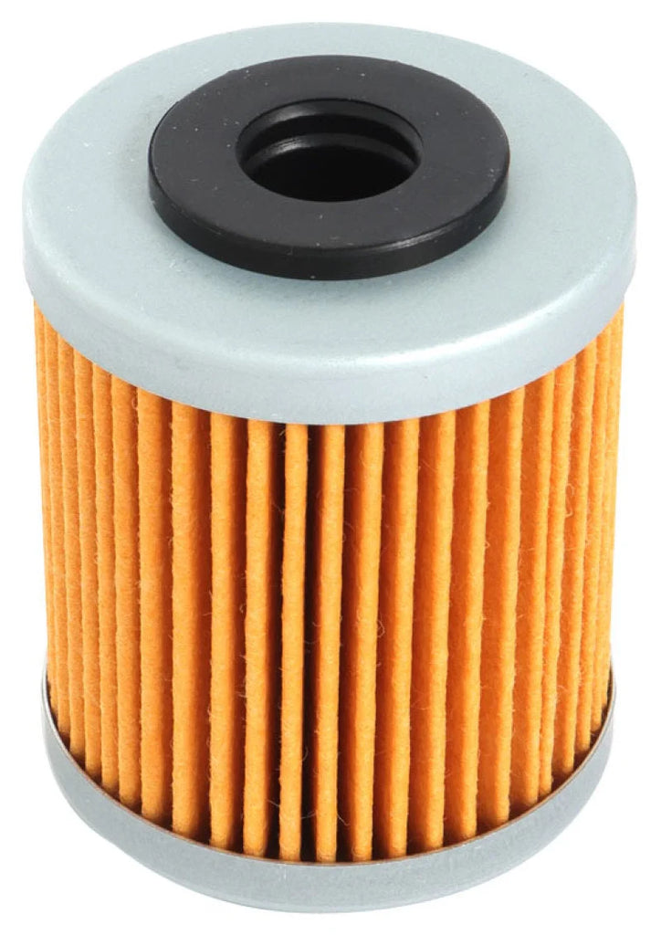 K&N 1.63in OD x 2.125in H Oil Filter - Side View