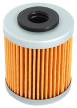 Load image into Gallery viewer, K&amp;N 1.63in OD x 2.125in H Oil Filter - Side View