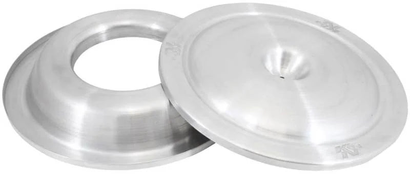 K&N 16in Spun Aluminum Top & Bottom Plate - Main Product View