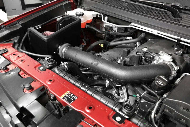 K&N 17-18 Chevrolet Colorado V6-3.6L F/I AirCharger Performance Intake - Back View