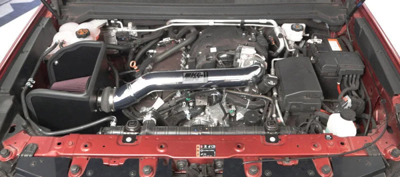 K&N 17-18 Chevrolet Colorado V6-3.6L F/I Performance Air Intake Kit - Side View