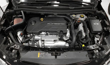 Load image into Gallery viewer, K&amp;N 17-18 Chevy Cruze 1.4L Turbo Silver Typhoon Short Ram Intake - Side View