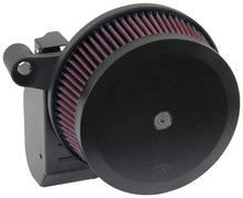 Load image into Gallery viewer, K&amp;N 17-18 Harley Davidson Road Glide Hammer Black Street Metal Intake System - Main Product View