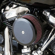 Load image into Gallery viewer, K&amp;N 17-18 Harley Davidson Road Glide Hammer Black Street Metal Intake System - Back View