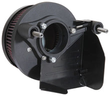 Load image into Gallery viewer, K&amp;N 17-18 Harley Davidson Road Glide Hammer Black Street Metal Intake System - Installation View