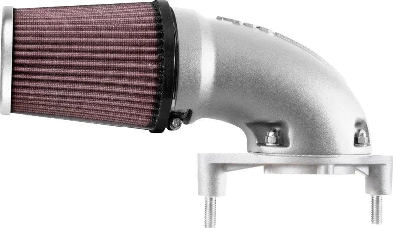 K&N 17-18 Harley Davidson Touring Models Performance Air Intake System Silver - Installation View