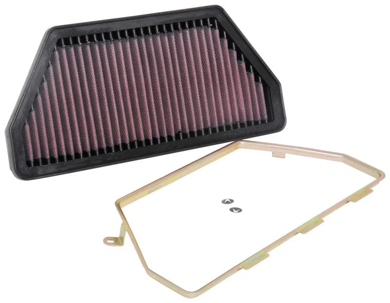 K&N 17-18 Honda CBR1000RR 999 Replacement Air Filter - Side View
