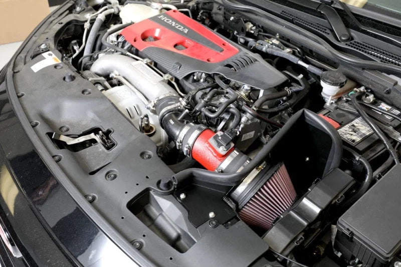 K&N 17-18 Honda Civic Type-R L4-2.0L F/I Typhoon Air Intake - Side View