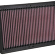 Load image into Gallery viewer, K&amp;N 17-18 Hyundai Santa Fe Sport L4-2.4L F/I Drop In Air Filter - Side View