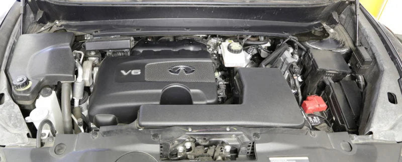 K&N 17-18 Nissan Pathfinder V6-3.5L F/I Typhoon Air Intake - Side View