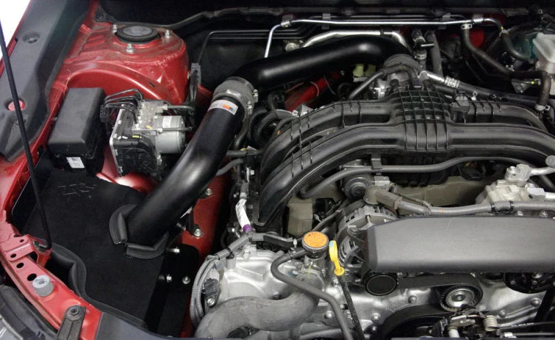 K&N 17-18 Subaru Impreza 2.0L H4 F/I Typhoon Short Ram Intake - Side View
