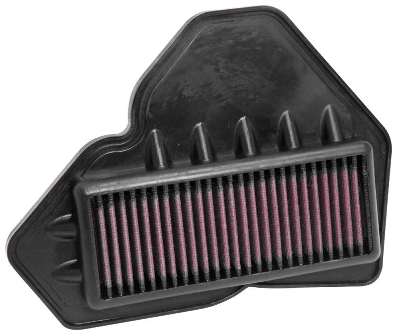 K&N 17-18 Suzuki Raider 150 147cc F/I Replacement Air Filter - Side View