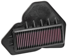 Load image into Gallery viewer, K&amp;N 17-18 Suzuki Raider 150 147cc F/I Replacement Air Filter - Side View
