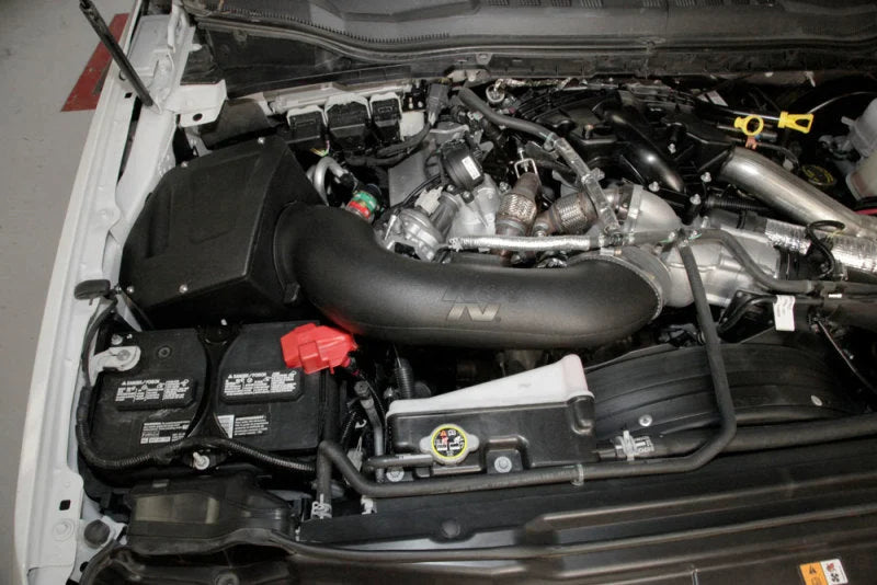 K&N 17-19 Ford F Super Duty V8-6.7L DSL 57 Series FIPK Performance Intake Kit - Side View