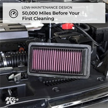 Load image into Gallery viewer, K&amp;N 17-20 Mercedes Benz E63 V8-4.0L F/I Replacement Drop In Air Filter - Installation View