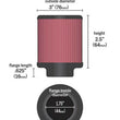 Load image into Gallery viewer, K&amp;N 1.75 inch Vent 3 inch D 2.5 inch H Air Filter - Rubber Top - Installation View