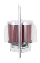 Load image into Gallery viewer, K&amp;N 1.75in Flange ID x 3in OD x 2.5in H Chrome Finish Rubber Base Crankcase Vent Filter - Additional View 5