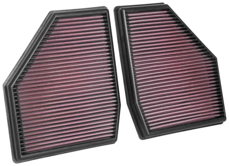 K&N 18-19 BMW M5 V8 4.4L F/I Turbo Replacement Air Filter (Two Per Box) - Main Product View