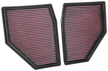 Load image into Gallery viewer, K&amp;N 18-19 BMW M5 V8 4.4L F/I Turbo Replacement Air Filter (Two Per Box) - Side View