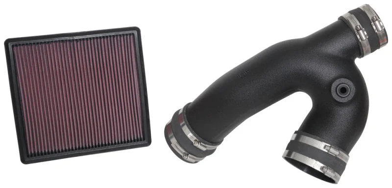 K&N 18-19 Ford F-150 EcoBoost V6-3.5L F/I Performance Air Intake System - Installation View