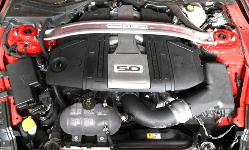 K&N 18-19 Ford Mustang GT V8-5.0L 57 Series FIPK Performance Intake Kit - Side View