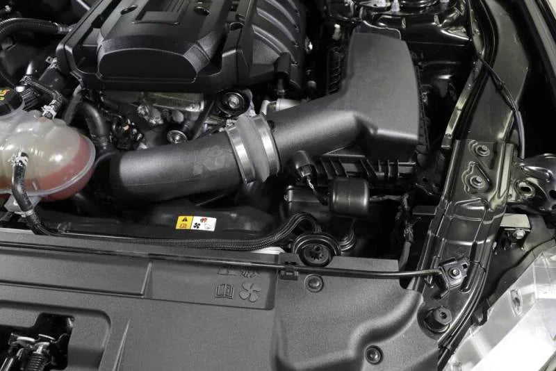 K&N 18-19 Ford Mustang L4-2.3L 57 Series FIPK Performance Intake Kit - Side View