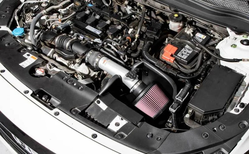 K&N 18-19 Honda Accord L4-1.5L F/I Typhoon Air Intake - Side View