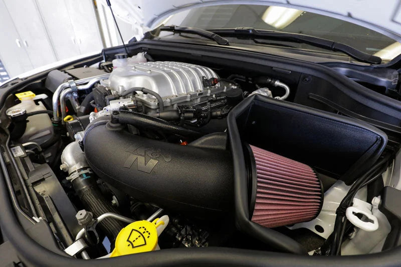 K&N 18-19 Jeep Grand Cherokee Trackhawk V8-6.2L F/I AirCharger Performance Intake - Additional View 5