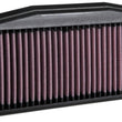 Load image into Gallery viewer, K&amp;N 18-19 Triumph Street Triple 765cc Replacement Drop In Air Filter - Side View