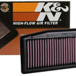 Load image into Gallery viewer, K&amp;N 18-19 Triumph Street Triple 765cc Replacement Drop In Air Filter - Installation View
