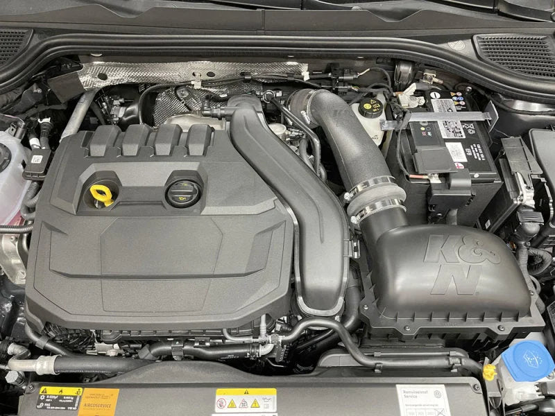 K&N 18-20 Volkswagen Golf VII L4-1.5L F/I Performance Intake Kit - Side View